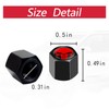 Fogfar Pack-4 Car Wheel Tire Valve Stem Caps, Skull Tire