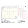 Elcomune Matka DR-MH-462 Notebook, Begins January 2025, B6, Monthly Tickle,