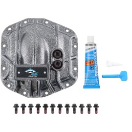 Spicer Dana 10044799 Nodular Iron Front Dana 44 and AdvanTEK Differential Cover Compatible with Select Wrangler JL - Gray