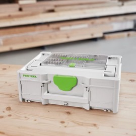Festool Bit Cassette BKS SYS3 25 mm (with Bit PH 1, Bit PH 2, Bit PH 3, Bit PZ 1, Bit PZ 2, Bit PZ 3, Bit TX 10, Bit TX 15, Bit TX 20, Bit TX 25, Bit TX 30, Bit TX 40)