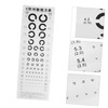 Gatuida 3sets Vision Chart for Eye Testing Visual Exam Chart