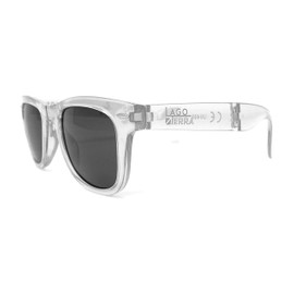 LAGO TERRA Wayfolder Folding Polarized Sunglasses - Clear