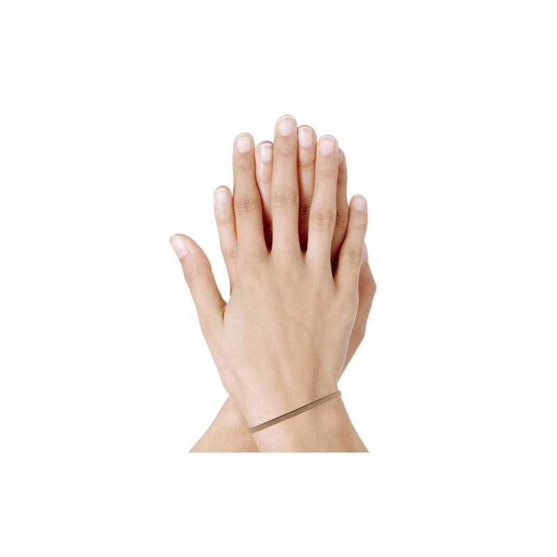 LES POULETTES BIJOUX - Women's Bracelet Simple Leather Stainless Steel