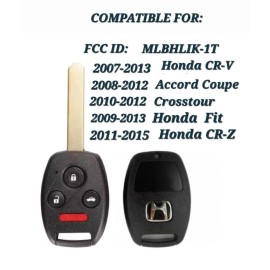 New For 2008 -2012 Accord Coupe 2010-2012 Accord  Crosstour Remote Key Fob