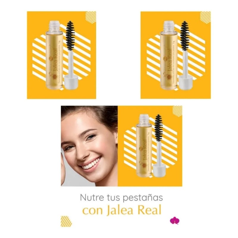 Suero Pestañas Y Cejas Activador Crecimiento Jalea Real