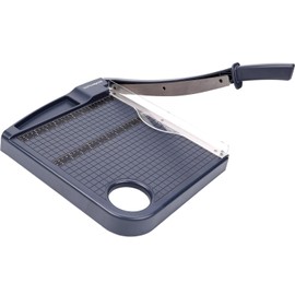 Paper Cutter, Heavy Duty Guillotine Paper Trimmer with Safety Guard and Blade Lock, 12" Cut Length Paper Slicer with 12-Sheet Capacity, Cardstock/Laminating Sheet/Cardboard