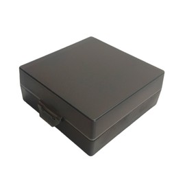 Elimeta Soap Container, Shower Square Bar Holder Fit Handmade Soap, Travel Soap Case (Translucent Black)