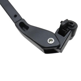 LC LICTOP Mountain Bike Footrest Aluminum Alloy Rear Wheel Quick Release Kickstand Bracket For Bicycle 26 IN 27.5 IN 29 IN Black