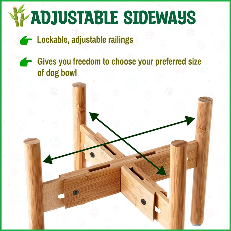 Dog Bowl Stand for Large Dogs (See Size Guide) -