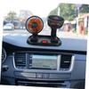 TEHAUX Car Dual Head Cooling Fan for Vehicle Adjustable Dashboard