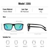 TIANYESY Stylish Square Unisex Sports Polarized Sunglasses for women and
