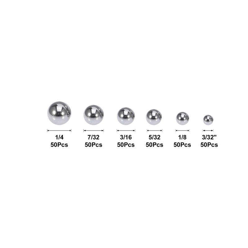 X AUTOHAUX Bicycle Bearing Balls Bicycle Ball Bearing Assortment Kit