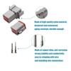 SanilParts 3 Sets 8 Pin Way DT Series Connector, DT04-8P