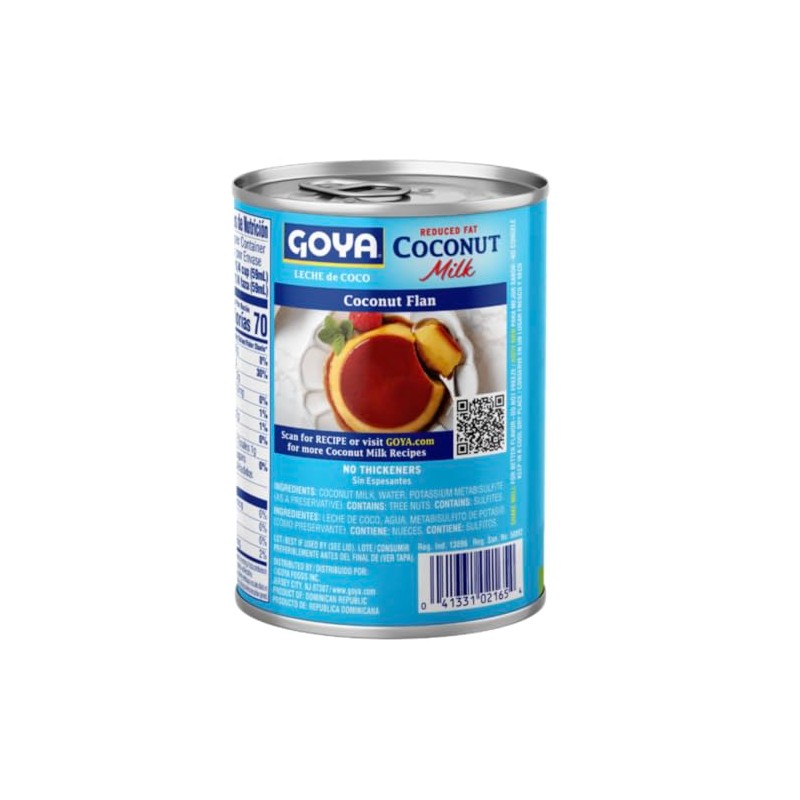 Goya Coconut Milk Reduced Fat, 13.5 oz, 2-Pack