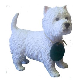 West Highland Terrier (Westie) Dog Ornament Dog Studies by Leonardo