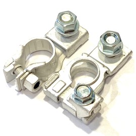 EDS Terminal Set NEW 90982-05058 9098205058 POSITIVE Battery Terminal & 9098206061 90982-06061 NEGATIVE Battery Terminal Nut for Camry Avalon RAV4 etc