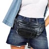 Home-X Leather Fanny Pack for Women and Men - Multipurpose