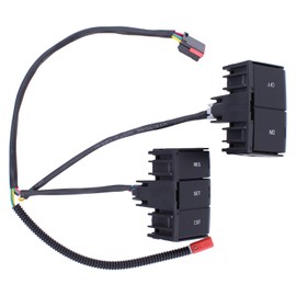 MOTOKU Front Steering Wheel Cruise Control Switch for Ford for F-150 F-250 F-350 F-450 Super Duty 2004-2008 F-150 Heritage 2004 Lincoln Mark LT 2006-2008