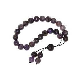 N5 AM - Greek Style Loose Strung Worry Beads 10mm Amethyst Gemstone Beads Handmade Design
