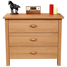 Venture Horizon 3 Drawer Nouvelle Chest - Oak