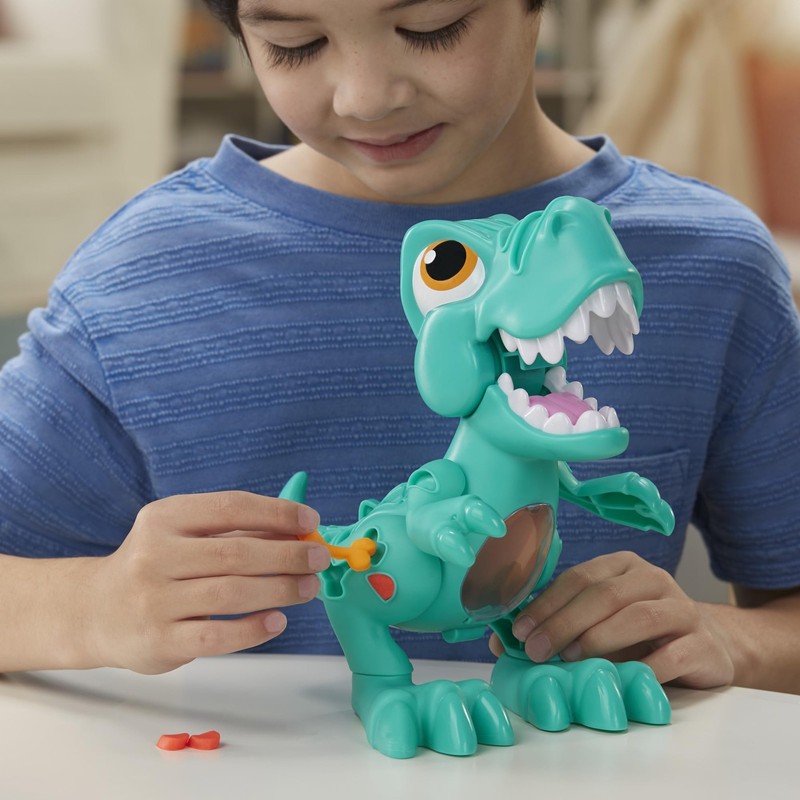 Play-Doh Crunching T Rex Toy with Sounds Play Doh Eggs