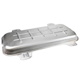 Fiat Ducato Original Heat Protection Plate Exhaust from 2014 OE 1350034080 – Silver, Metal, Van, Rear