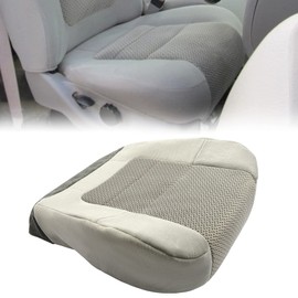 KUAFU New Gray Driver Side Bottom Seat Cover Cloth Compatible with 2001 2002 2003 Ford F150 XLT Super-Crew Cab, Single Cab 4X4 2WD