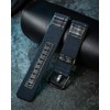 BINLUN Canvas & Leather Watch Band Replacement Fabric Watch Strap