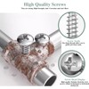 GOHODOMINO #8 x 3/8" Wood Screw 100Pcs Truss Head Phillips