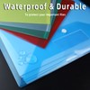 Plastic Wallets - 30 Pack A4 Folders Wallets Plastic Document