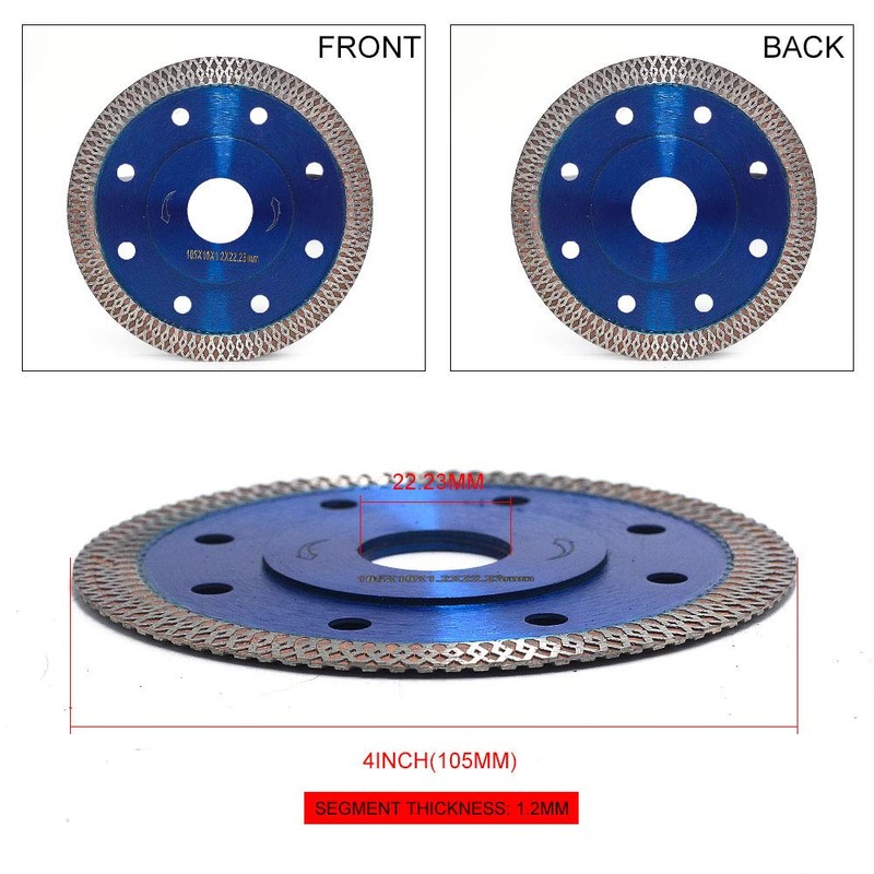 dIaPRo 4 inch Super Thin Diamond Tile Blade Porcelain Saw