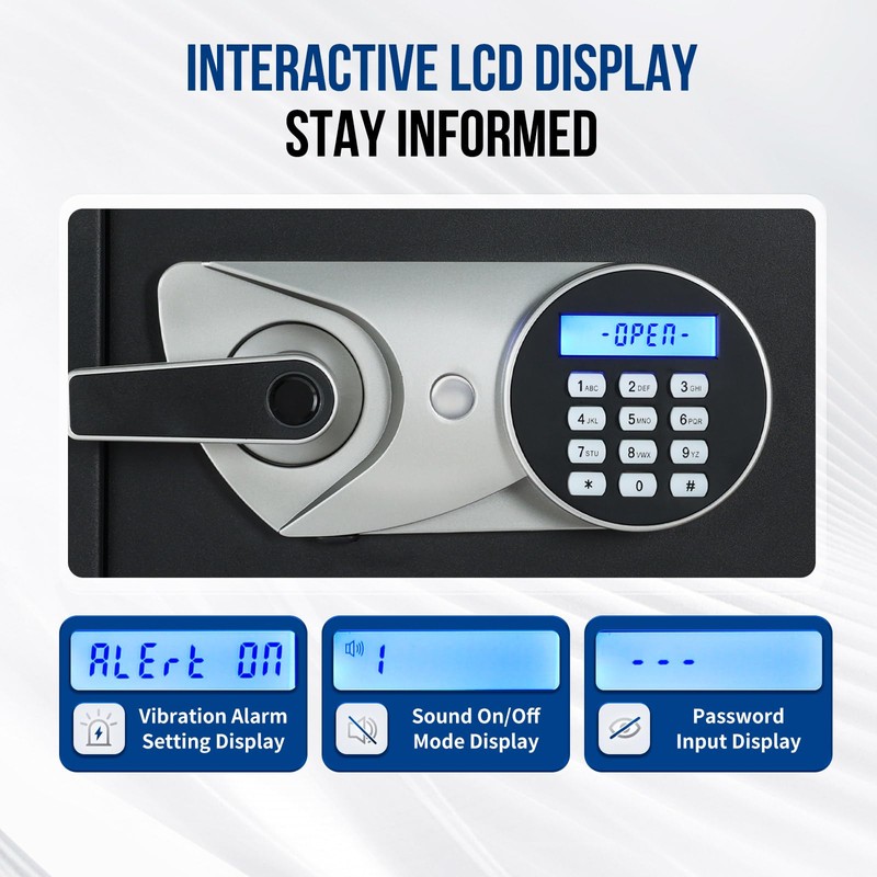 BlackSmith Home Safe 0.8 Cub Biometric Safe Box Fingerprint Recognition