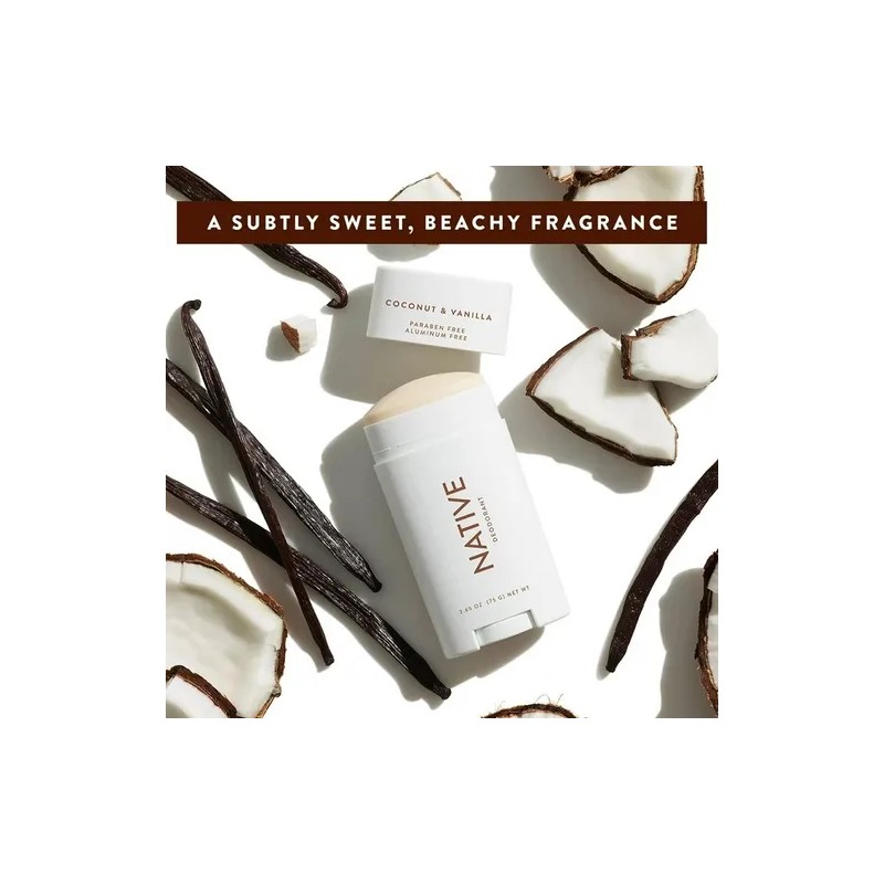 Native desodorante natural stick Coconut & Vanilla 75gr
