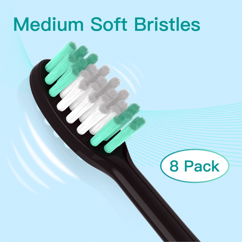 DenSecc Cabezales de Repuesto para Cepillos de Dientes de Las