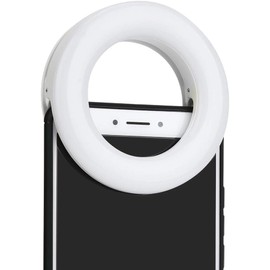 Selfie One Ring Light for Phone, 3 Adjustable Light Modes, Rechargeable, Clip-On Design, Perfect for Selfies and Live Shows Excellent for Influencers, Creaters, Beauty