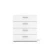 Tvilum Austin 4 Drawer Chest, White