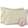 TEXAS LINEN CO. 100% Egyptian Cotton Pillow Cases Set of