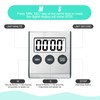 Digital Kitchen Timer – 2 Pieces Digital Timer with Magnet,