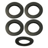 Rumyve 5pcs O-Rings Sink Plug Rubber Seal,Bath Sink Seal Lip,Sealing