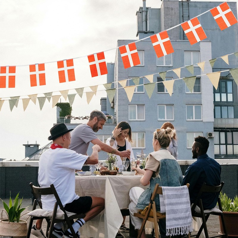 Denmark Flag Danish Flag, Small String Denmark Flags Mini Danish