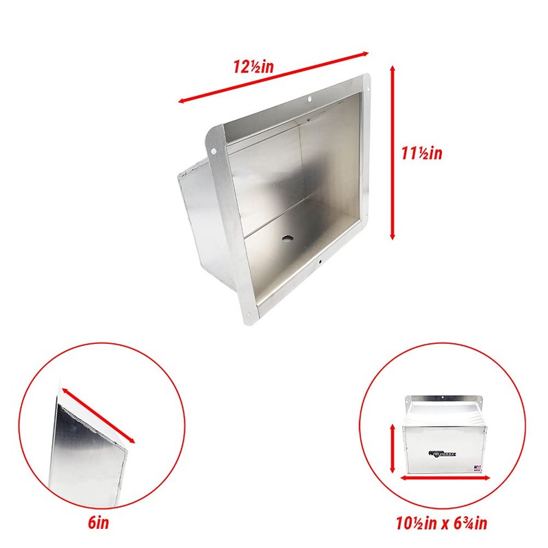 Pit Posse PP2695 Trailer Light Exterior Recessed Bucket Race Car