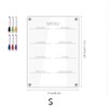 Clear Planning Whiteboard | Magnetic Dry Erase Board for Planning