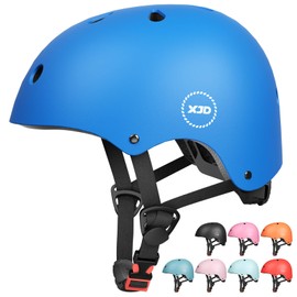 XJD Adjustable Children's Sports Helmet / Bicycle Helmet with Air Holes for Bicycle / Motorcycle / Skateboard / Skiing, 3 - 13 Years, for Boy / Girl, blue