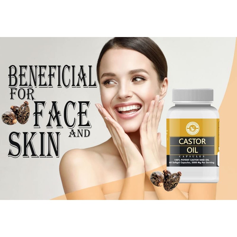 Sheltr Sheltr Castor Oil Capsules - 60 Softgel Capsule