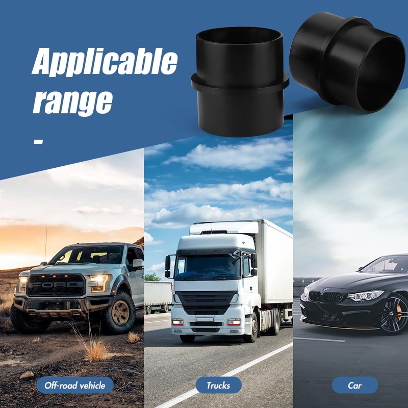 75mm Ducting Joiner Connector Pipe, 2PCS Round Duct Pipe Connector,