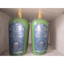 Nature 2 Herbist Apothecary Tea Tree & Mint 5-in-1 Exfoliating All Over Wash w/Vitamins