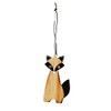 Four Wooden Painted Fox Hangers - Perfect Christmas Tree Hanger