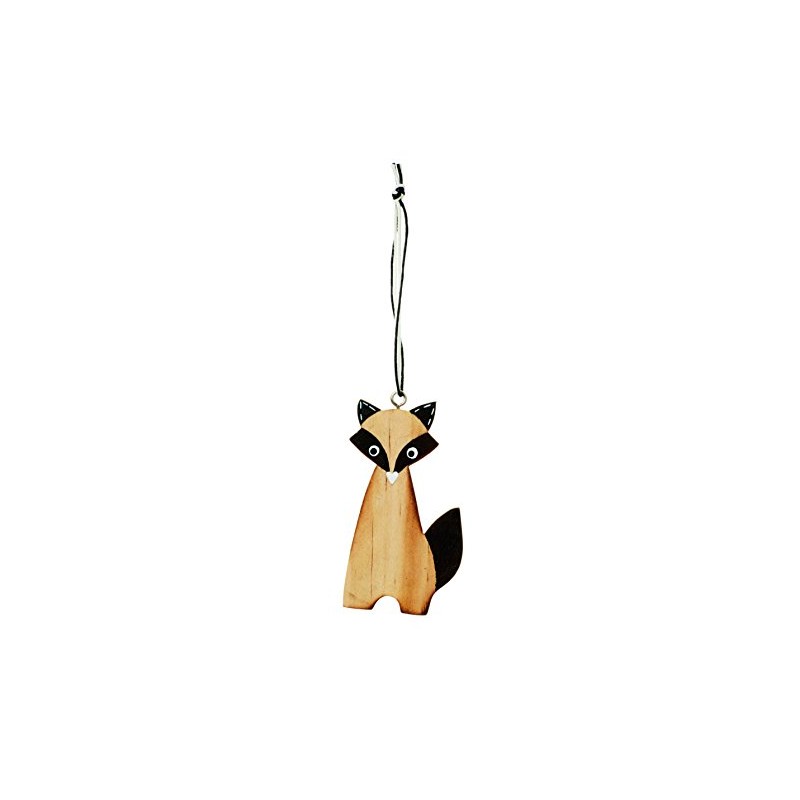 Four Wooden Painted Fox Hangers - Perfect Christmas Tree Hanger