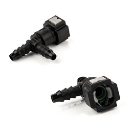LST 2x Schnellverschluss Kraftstoffleitung Schlauchkupplung T-Stück 7,89x6mm
