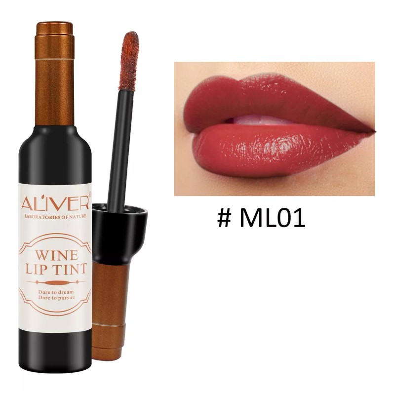 Aliver Gloss Labios Larga Duración Impermeable Efecto Mate Kit Pack